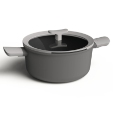 Keramický hrnec LEO s poklicí 24 cm