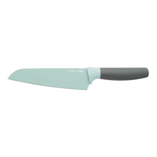 Nůž santoku LEO 17 cm mátový 