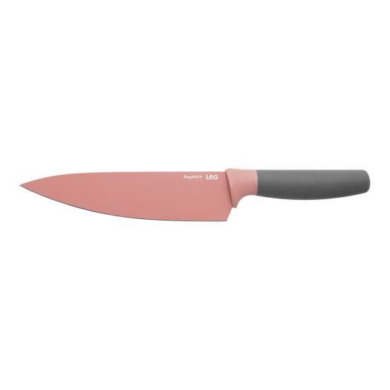 Nůž šéfkuchaře LEO 19 cm růžový 