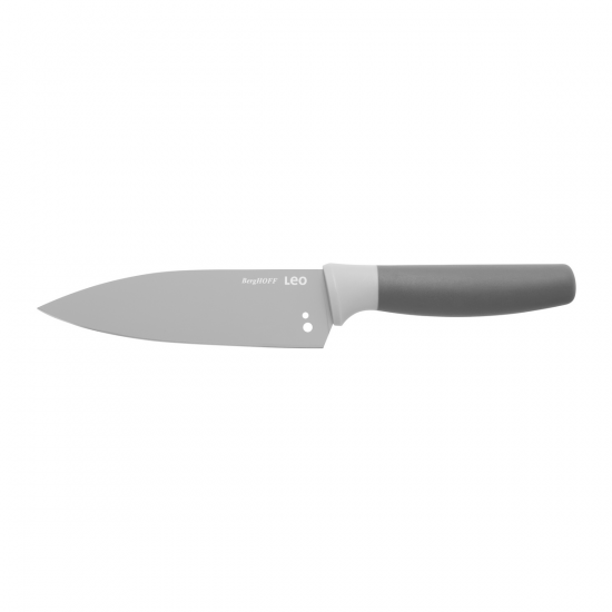Nůž šéfkuchaře na bylinky LEO 14 cm šedý